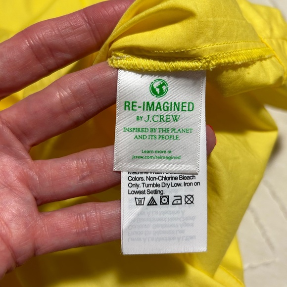 J. Crew Short-Sleeve Mini Shirtdress Cotton Poplin - Picture 6 of 10